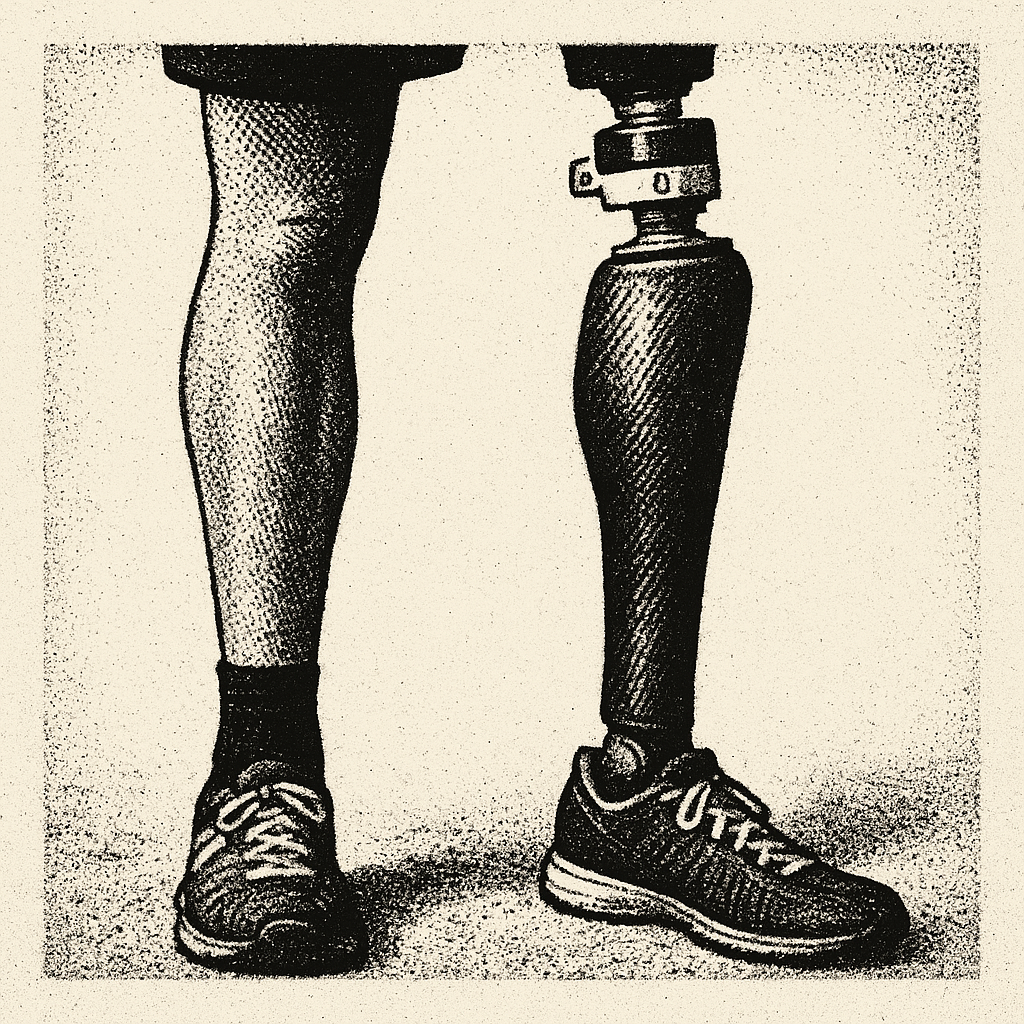 Man has two legs and is… icon